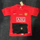 Manchester United HOME AIG RED 2008 OFFICIAL RETRO KIT